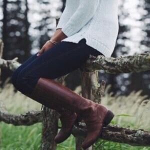 OluKai Leather Knee High Boots